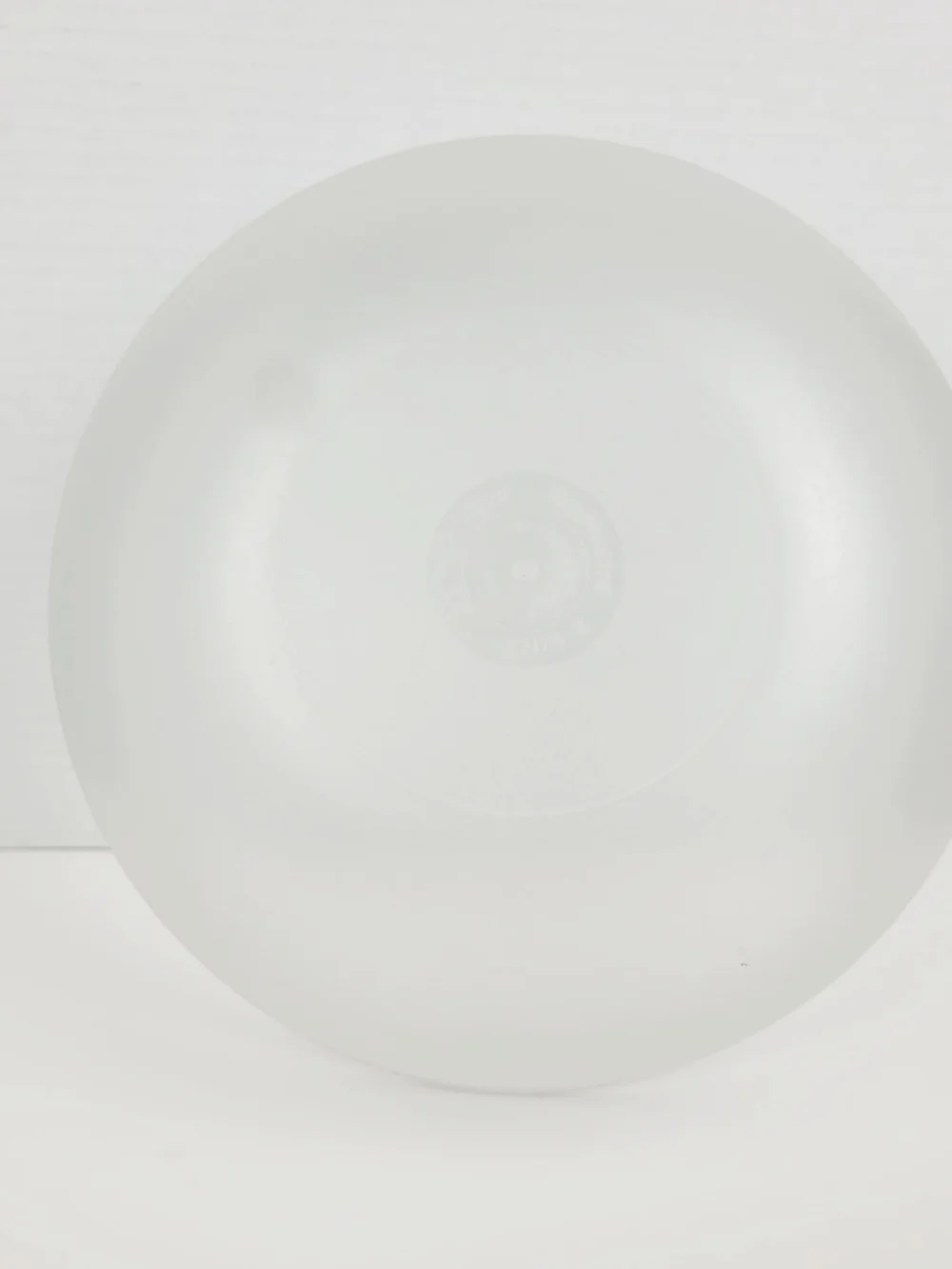 Tupperware 2217B Acrylic Preludio Bowl Clear Blue Stripe 3.5L/4 Qt w/Lid 2676A